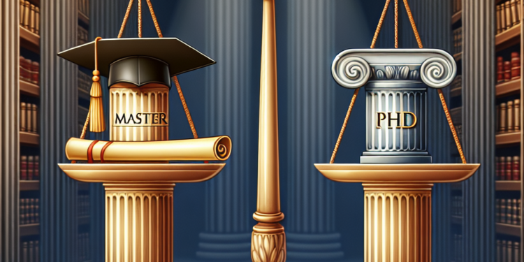 Master's Degree vs Phd​